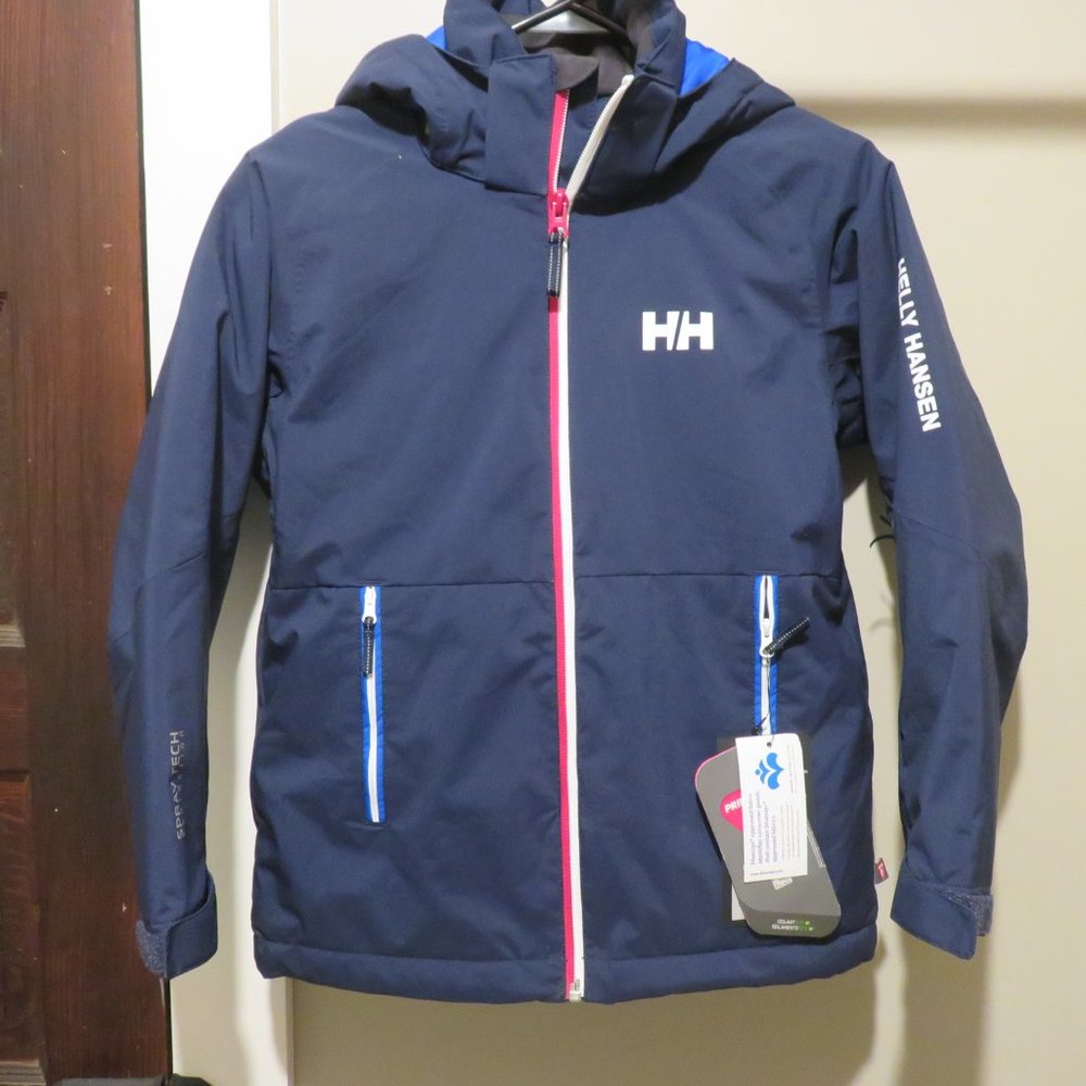 Helly Hansen Jr. Domino Winter Insulated Ski Jacket - Youth 10 - NWT